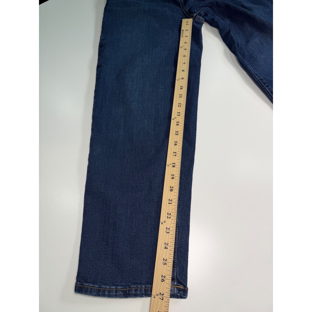 Banana Republic High Rise Straight Leg Jeans Dark Wash 30/10 720976-00 Fall 21 - Picture 8 of 10